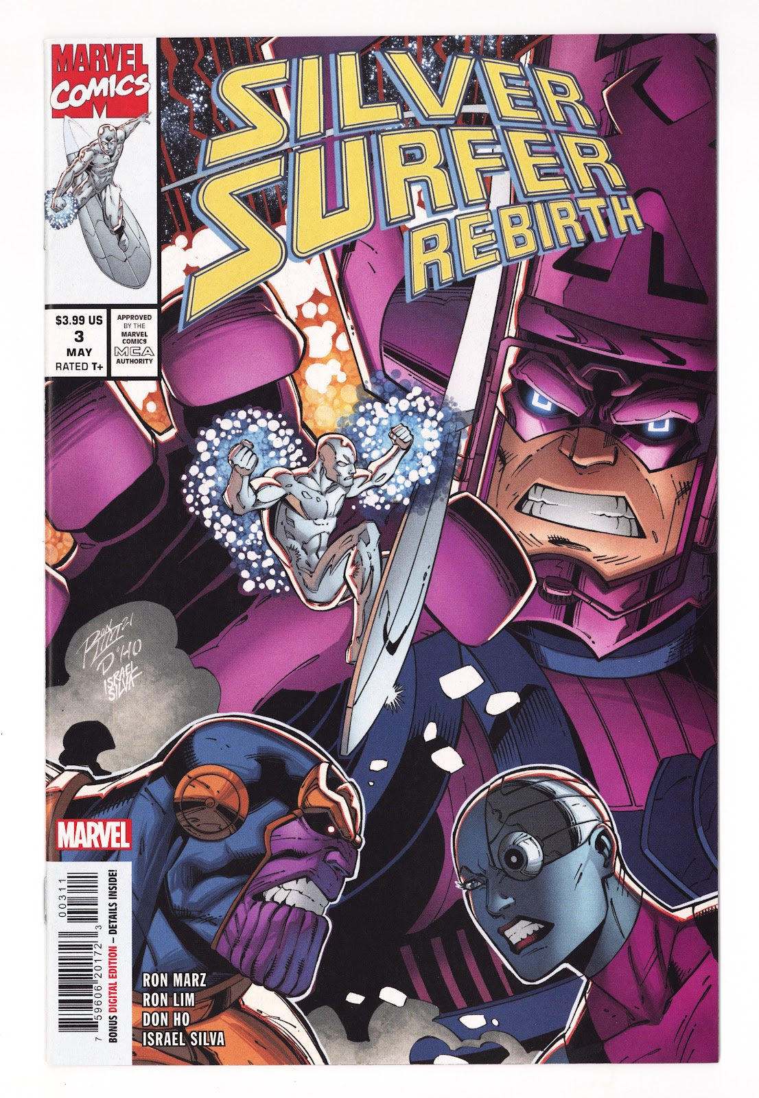 Silver Surfer Rebirth   3  High Grade   (2022) Lim     