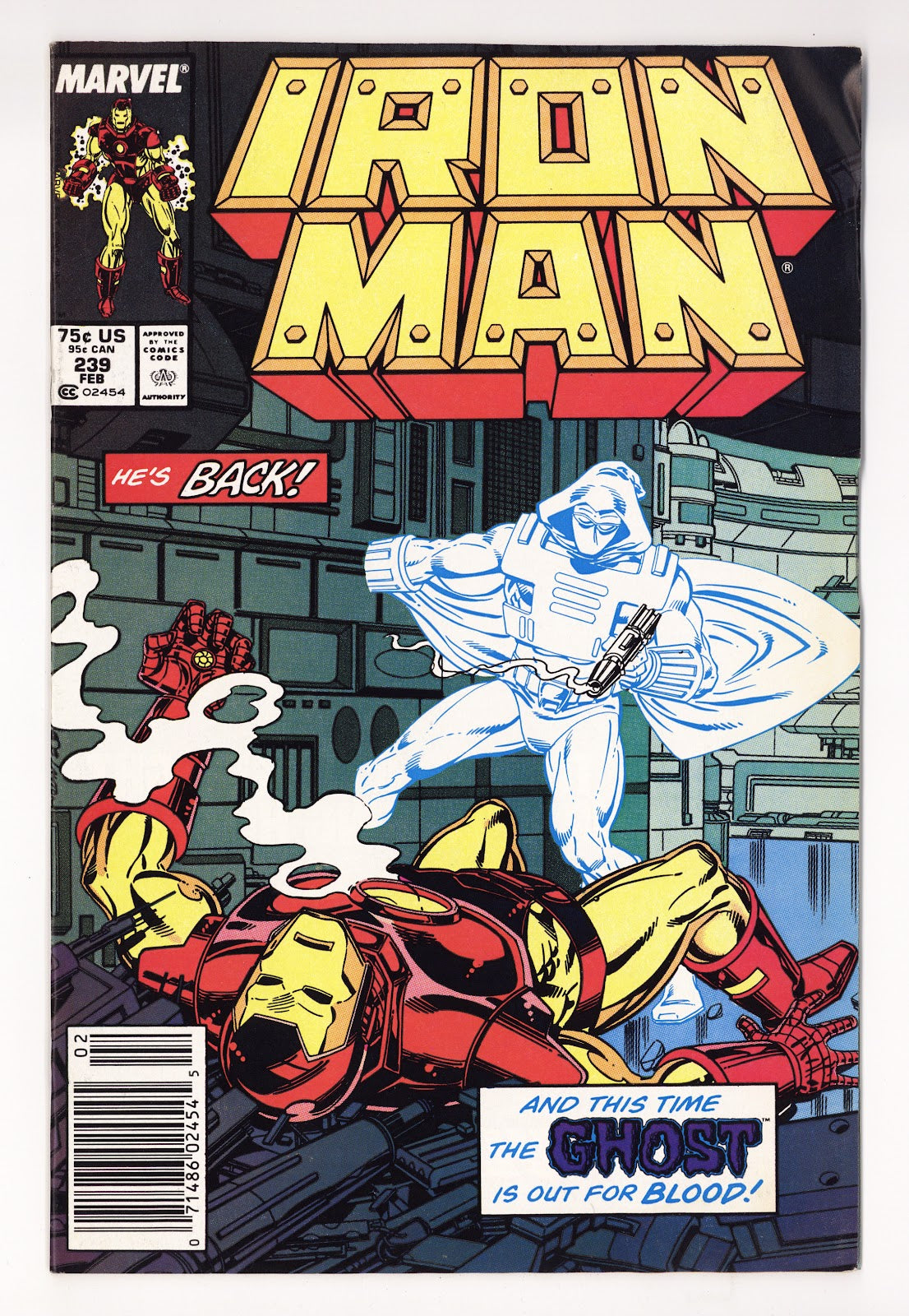 Iron Man Vol 1 239  Mid Grade   (1989)   Newsstand