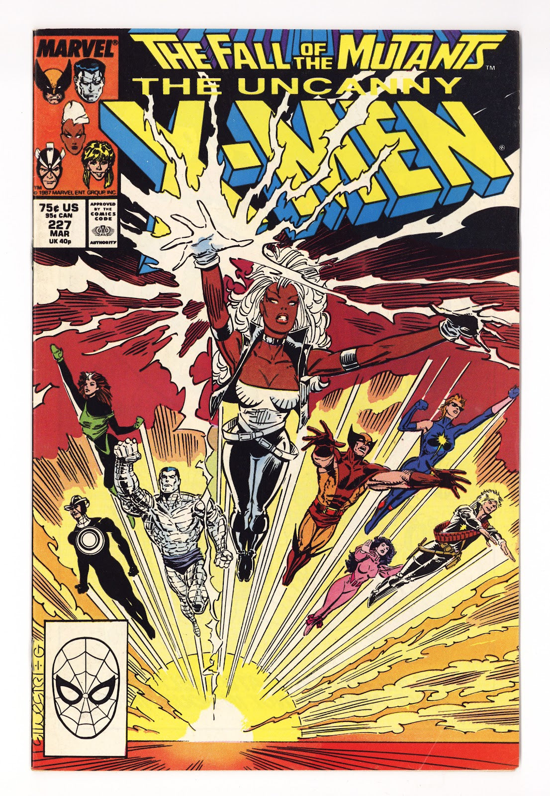 The Uncanny X-Men Vol 1 227  Mid Grade   (1988)