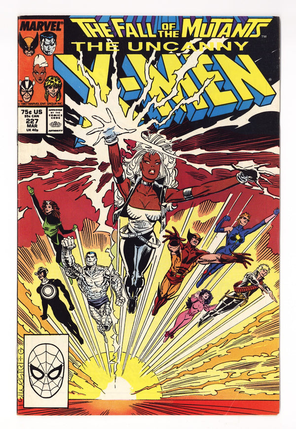 The Uncanny X-Men Vol 1 227  Mid Grade   (1988)