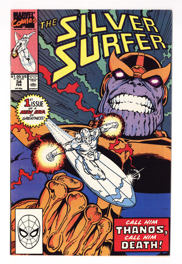 Silver Surfer Vol 3 34  VF (8.0)   (1990)