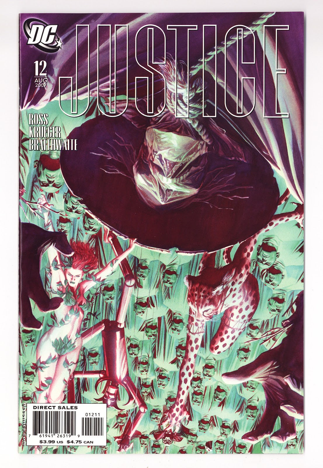 Justice 12 High Grade (2007) Villains Cover 