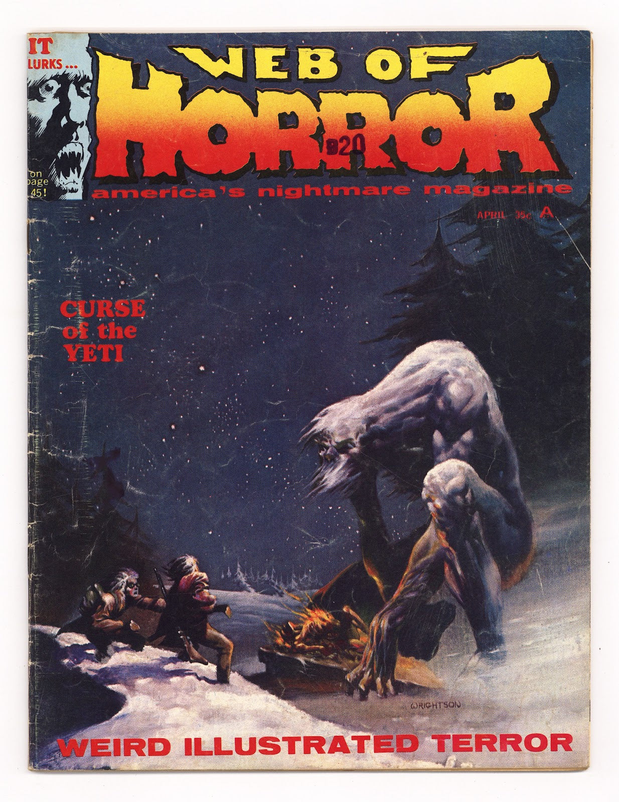 Web of Horror 3 GD/VG (3.0) (1970) 