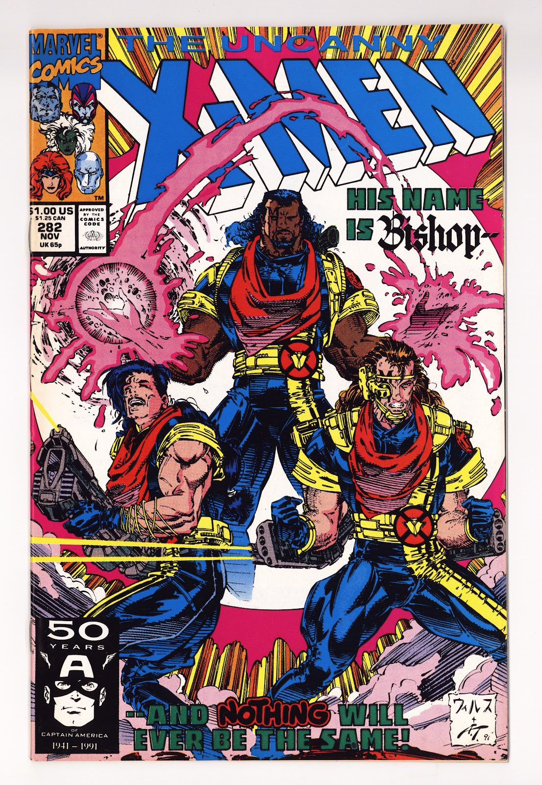 The Uncanny X-Men Vol 1 282  VF+ (8.5)   (1991)     