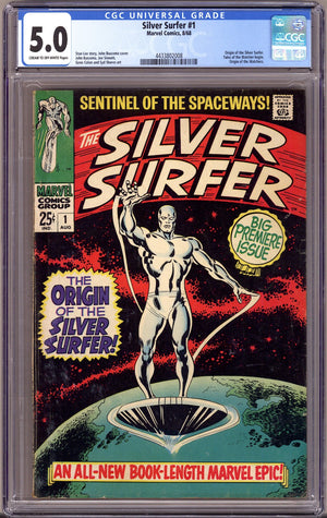 The Silver Surfer Vol 1 1 CGC 5.0 (VG/FN)   (1968)