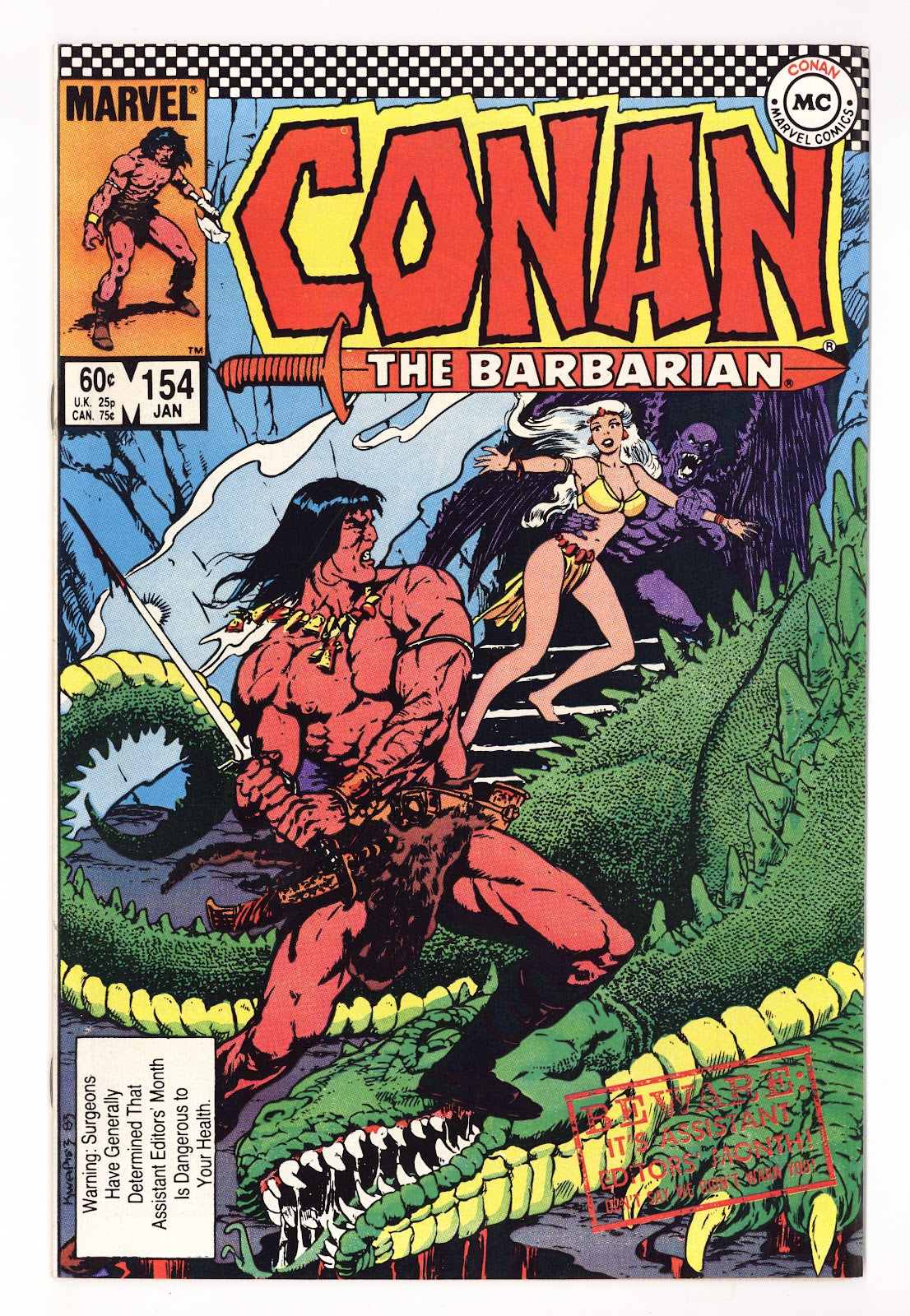 Conan the Barbarian Vol 1 154  High Grade   (1984)   Direct  