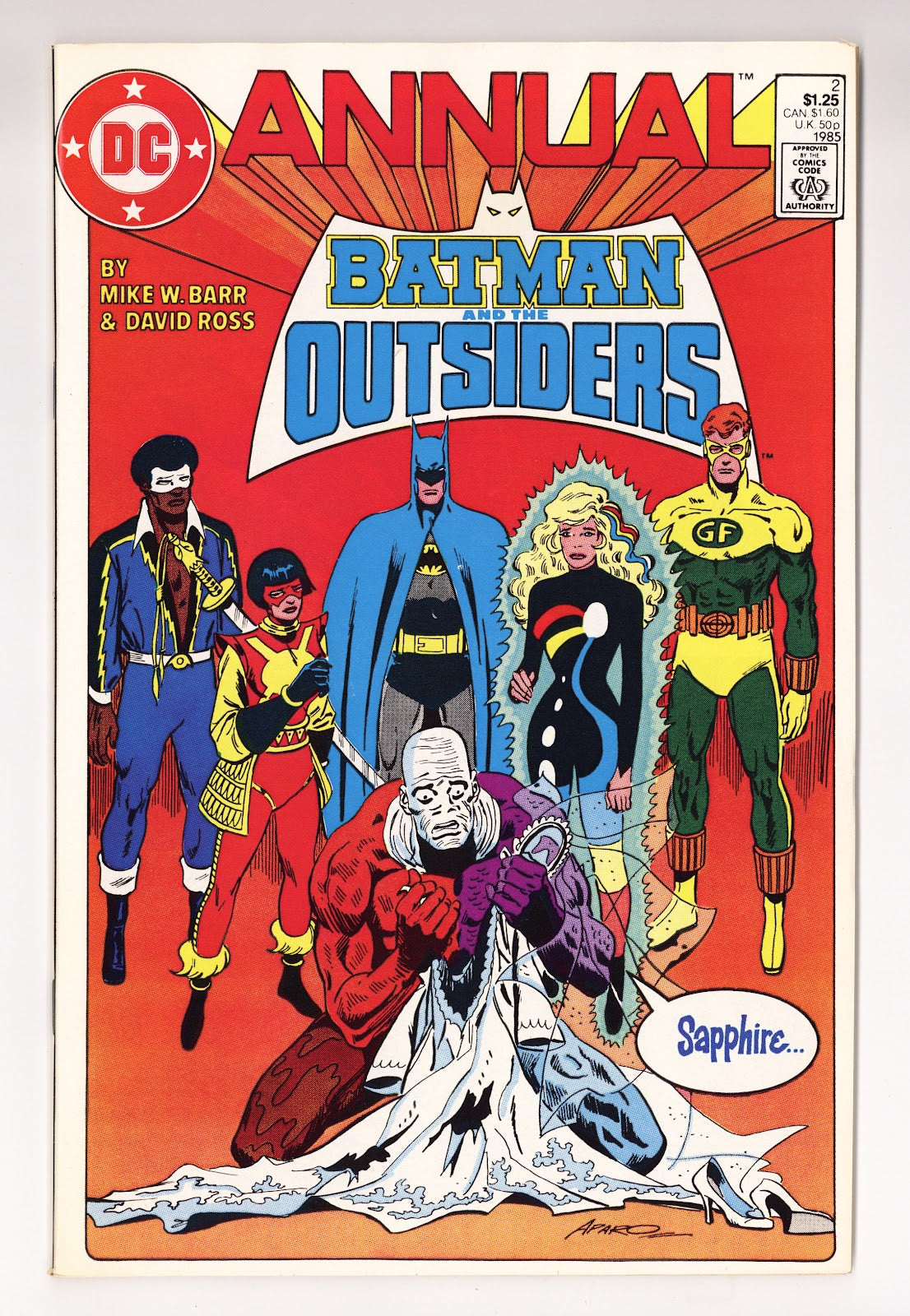 Batman and the Outsiders Annual Vol 1 2  High Grade   (1985)     