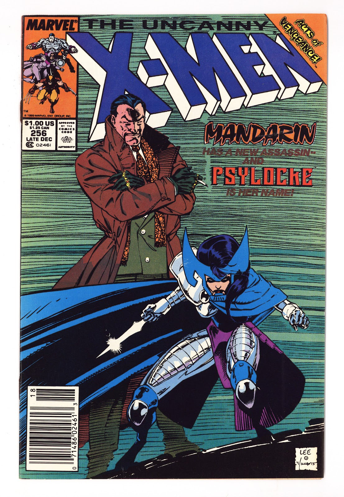 The Uncanny X-Men Vol 1 256 FN- (5.5) (1989) Newsstand 