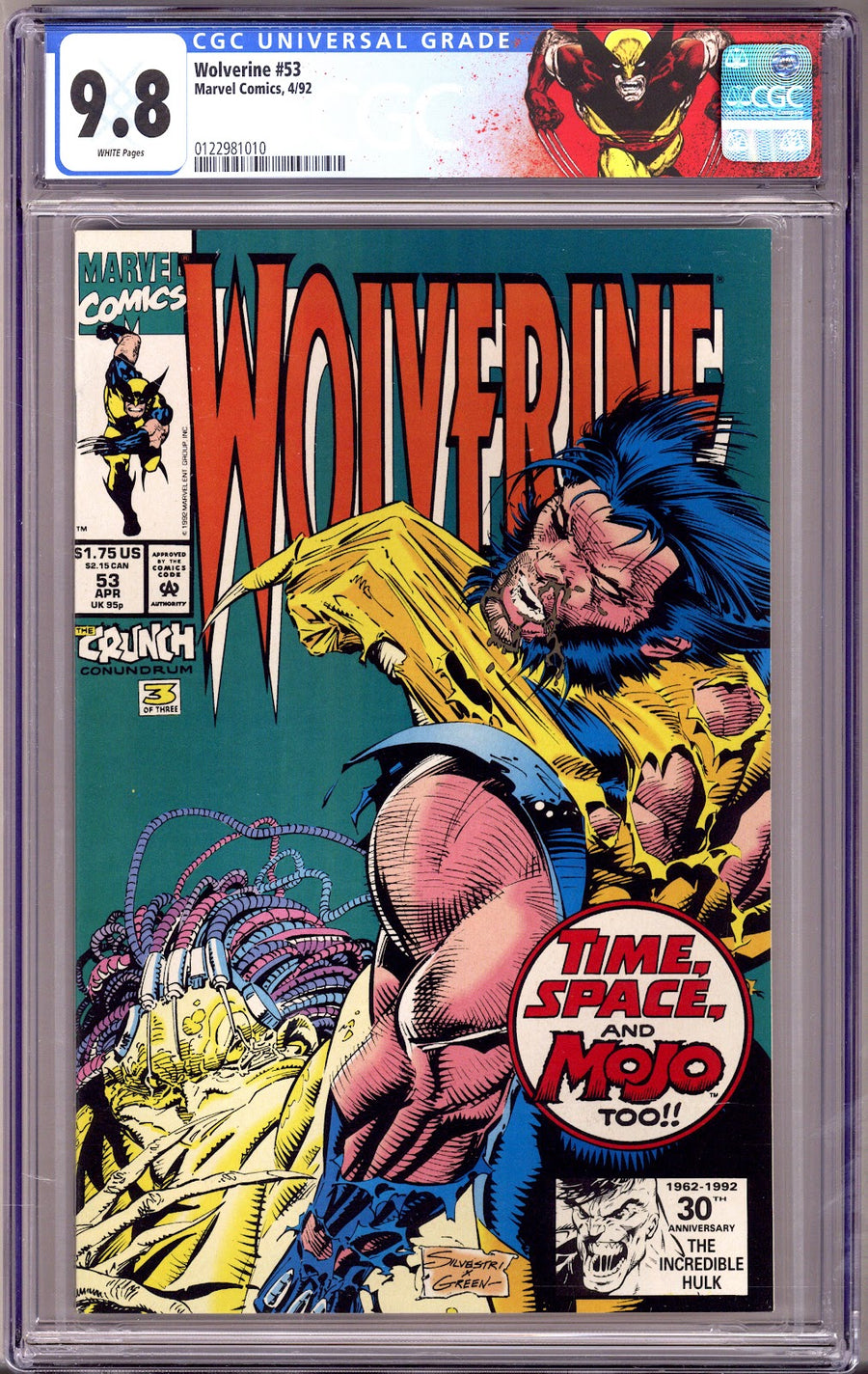 Wolverine Vol 2 53 CGC 9.8 (NM/M) (1992) 