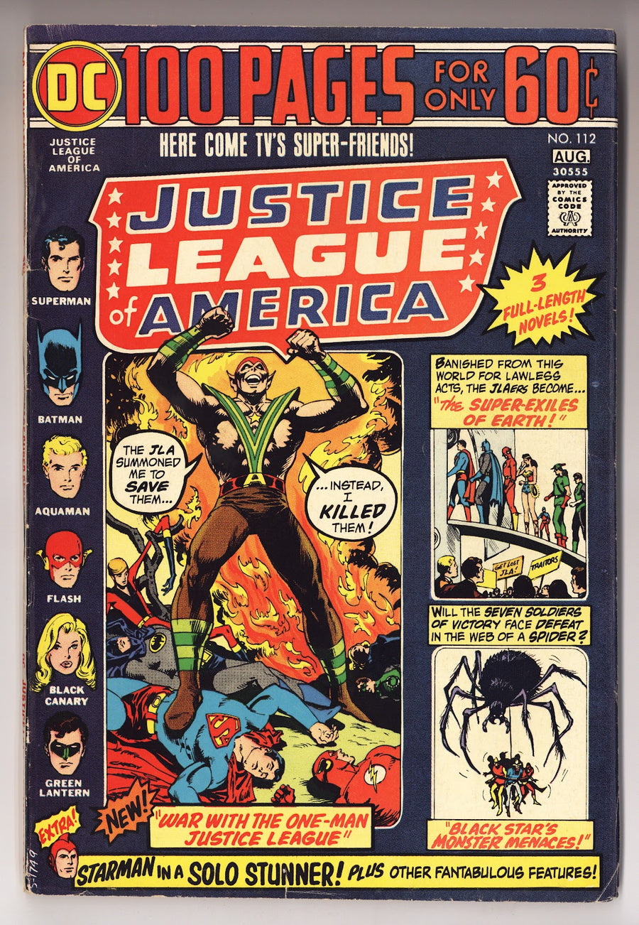 Justice League of America Vol 1 112  FN+ (6.5)   (1974)     