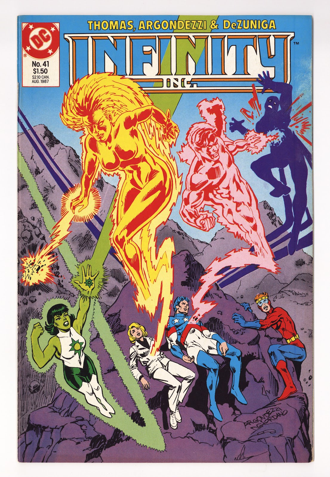 Infinity, Inc. Vol 1 41  Mid Grade   (1987)     