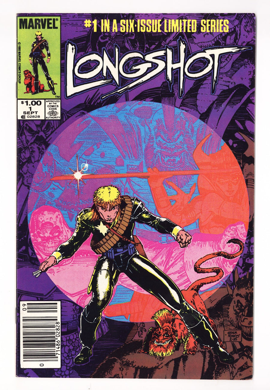 Longshot Vol 1 1 FN (6.0) (1985) Canadian Price Variant 