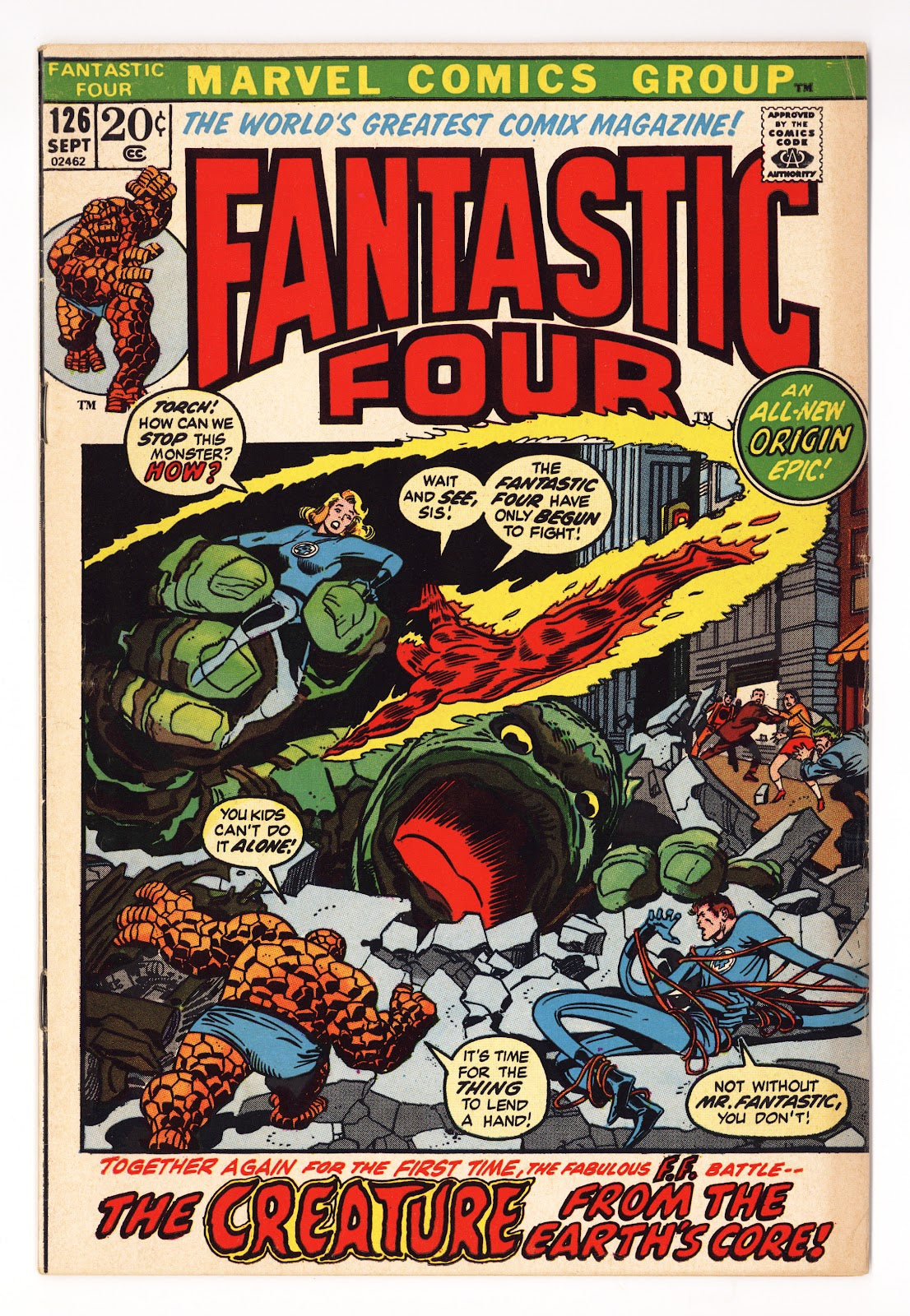 Fantastic Four Vol 1 126  FN- (5.5)   (1972)     