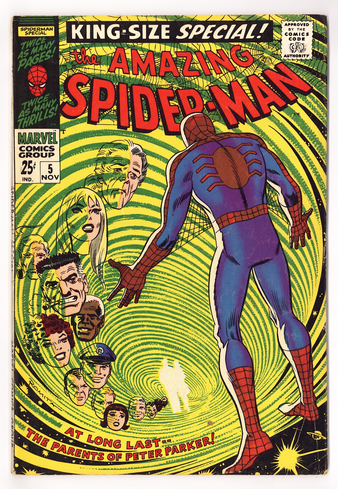 The Amazing Spider-Man Annual Vol 1 5 VG+ (4.5) (1968) 