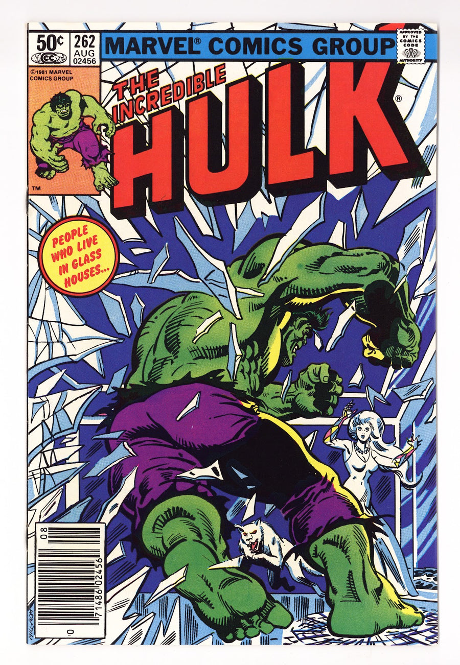 The Incredible Hulk Vol 1 262  High Grade   (1981)   Newsstand  