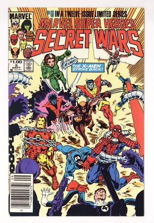 Marvel Super-Heroes Secret Wars Vol 1 5 FN/VF (7.0) (1984) Canadian Price Variant