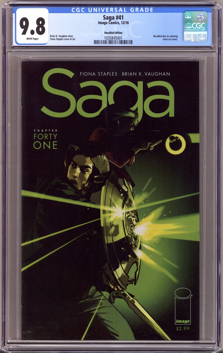 Saga   41 CGC 9.8 (NM/M) Recalled Edition  (2016)