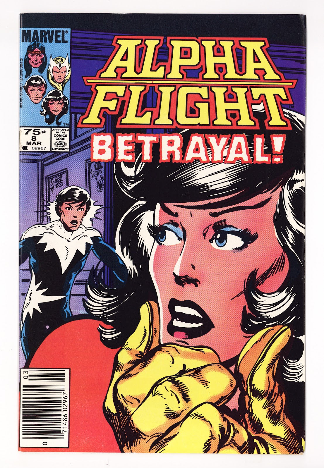 Alpha Flight Vol 1 8 VF (8.0) (1984) Canadian Price Variant 