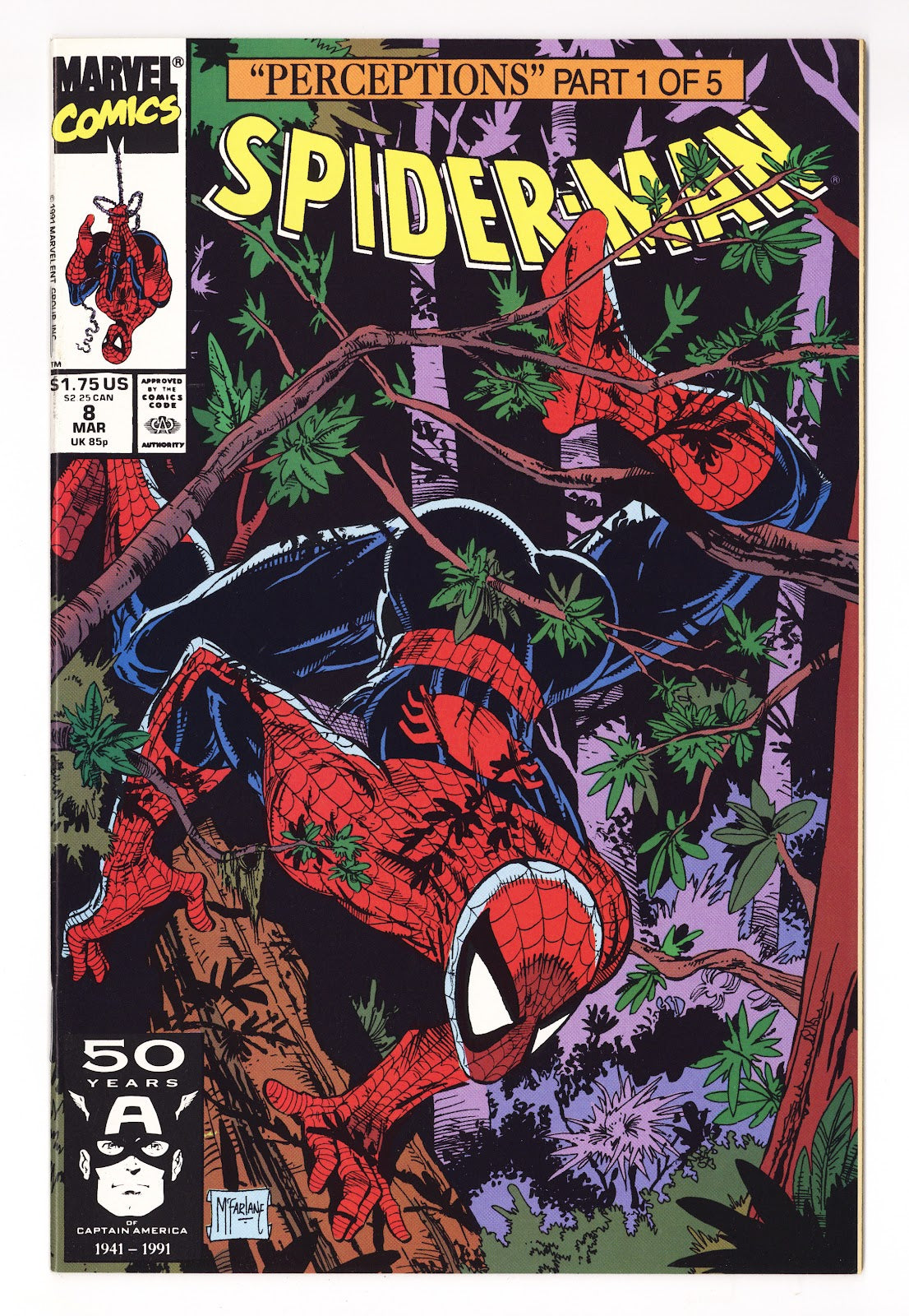 Spider-Man Vol 1 8 High Grade (1991) 