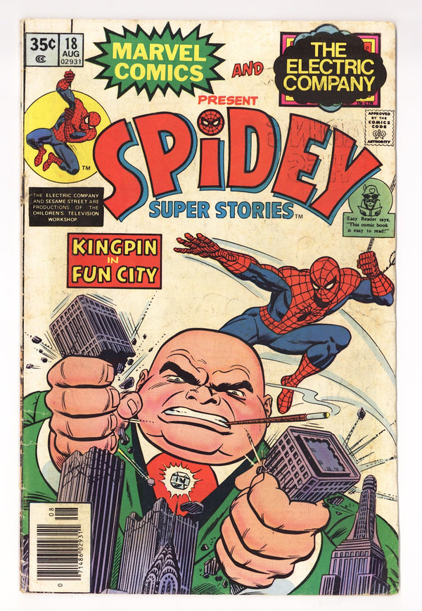 Spidey Super Stories Vol 1 18  GD/VG (3.0)   (1976)