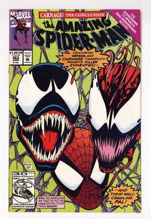 The Amazing Spider-Man Vol 1 363 VF+ (8.5) (1992)