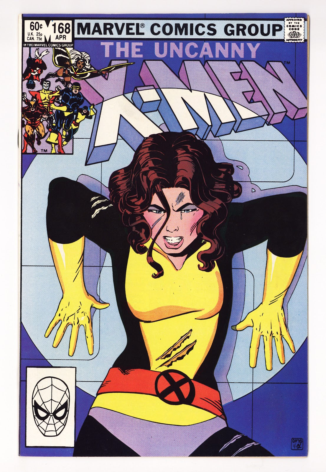 The Uncanny X-Men Vol 1 168  VF (8.0)   (1983)