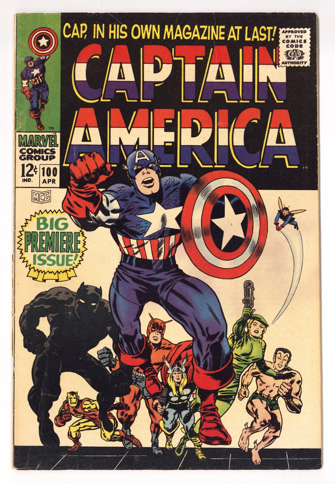 Captain America Vol 1 100 GD/VG (3.0) (1968) 