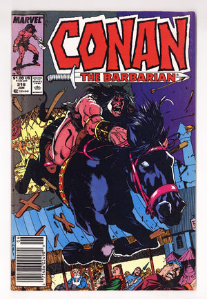 Conan the Barbarian Vol 1 219  Mid Grade   (1989)   Newsstand