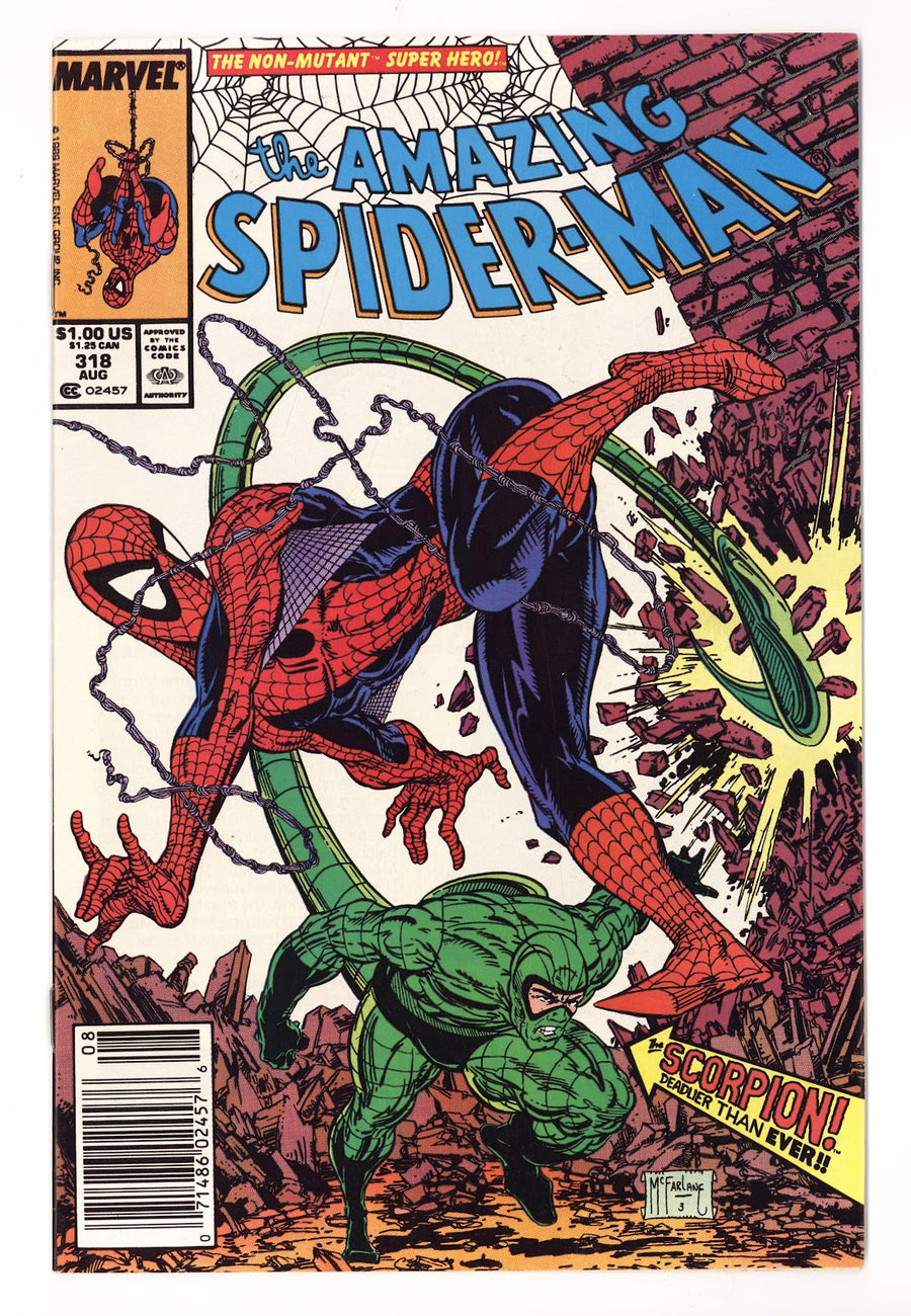 The Amazing Spider-Man Vol 1 318 VF (8.0) (1989) Newsstand 