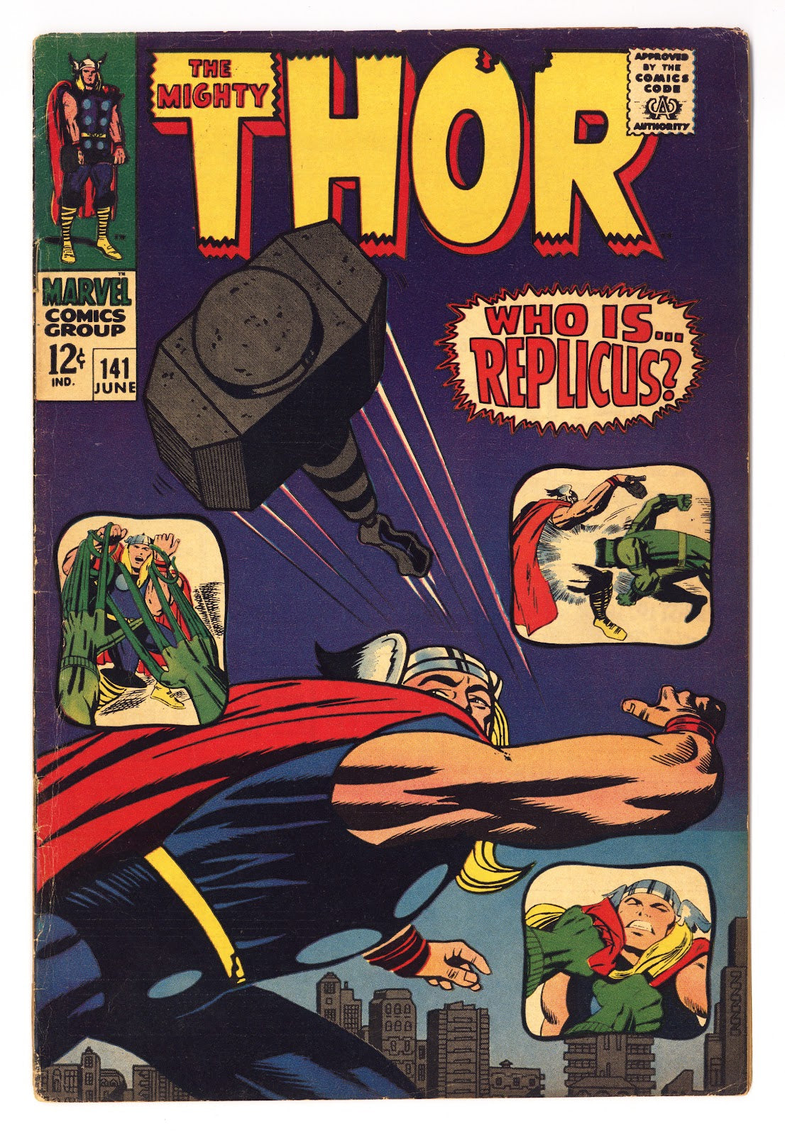 Thor Vol 1 141 VG+ (4.5) (1967) 