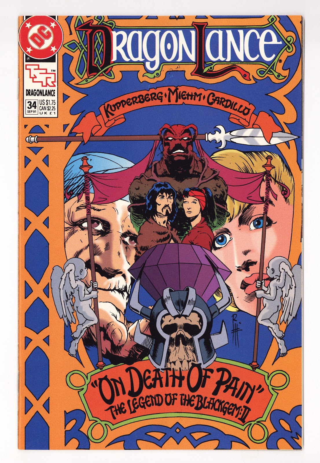 Dragonlance Comic Book   34  High Grade   (1991)