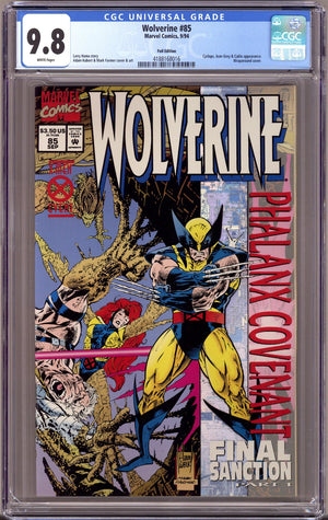 Wolverine Vol 2 85 CGC 9.8 (NM/M) (1994) Foil