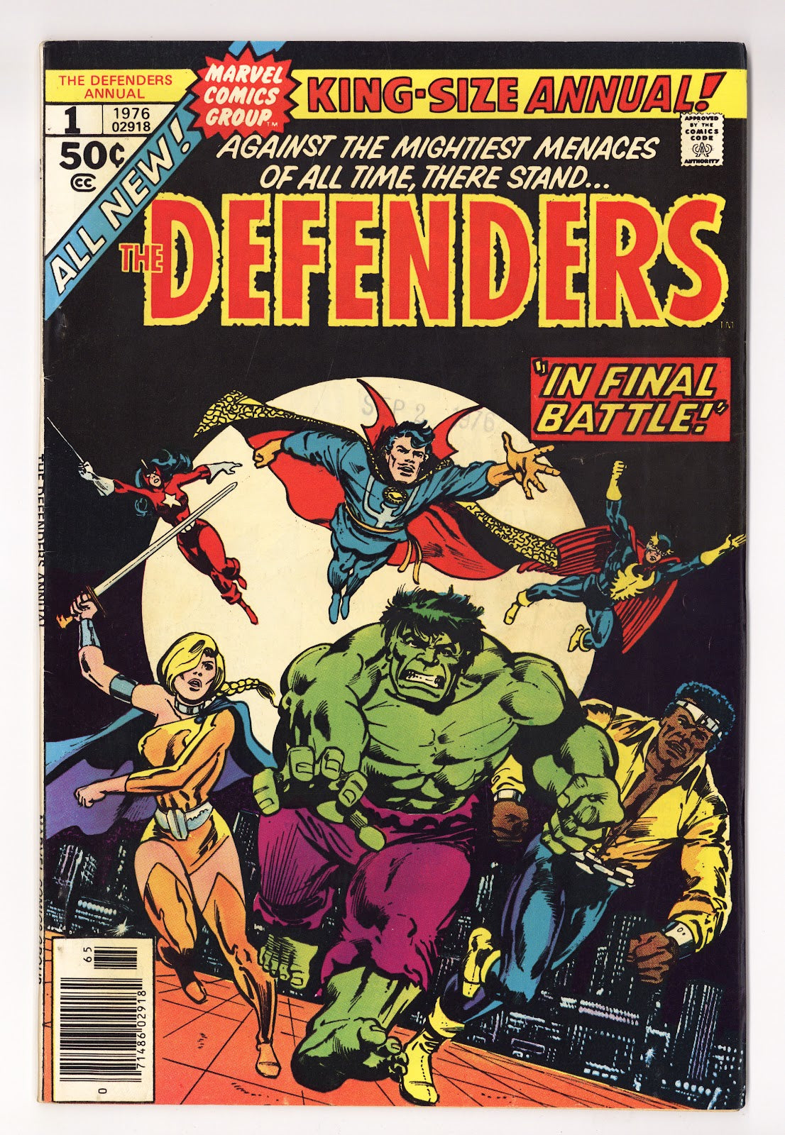 The Defenders Annual Vol 1 1  Mid Grade   (1976)     
