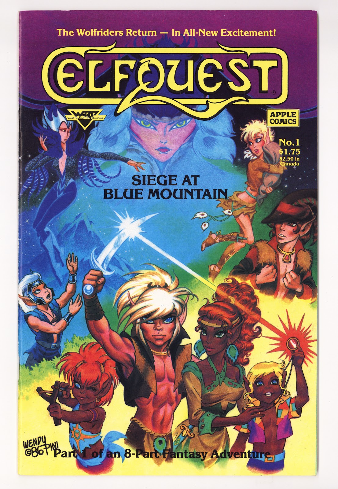 ElfQuest: Siege at Blue Mountain 1 High Grade (1987) 