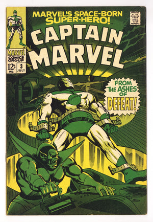 Captain Marvel Vol 1 3 VG/FN (5.0) (1968)