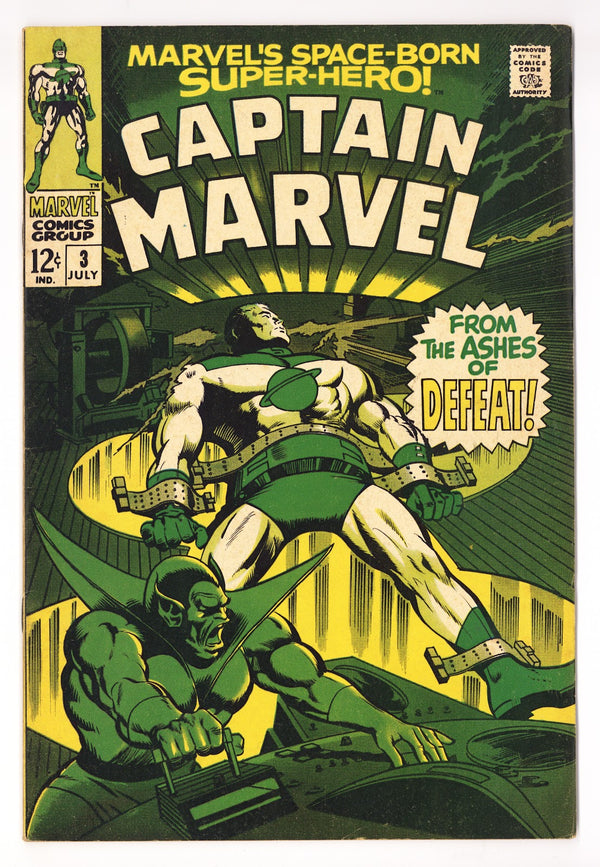 Captain Marvel Vol 1 3 VG/FN (5.0) (1968)