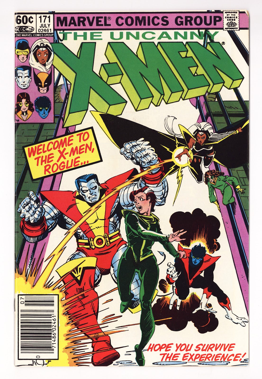 The Uncanny X-Men Vol 1 171  VF- (7.5)   (1983)   Newsstand  