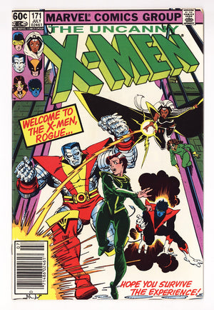 The Uncanny X-Men Vol 1 171  VF- (7.5)   (1983)   Newsstand