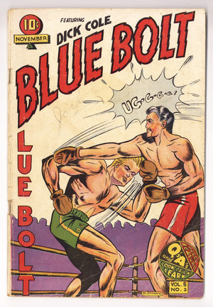 Blue Bolt Vol 5 2 [50]  GD/VG (3.0)   (1944)