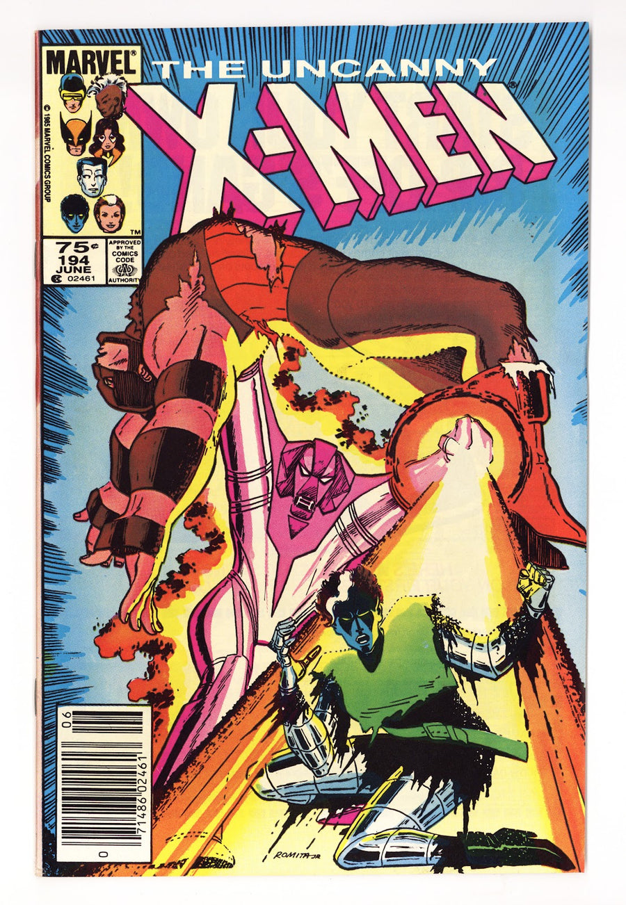 The Uncanny X-Men Vol 1 194  High Grade   (1985)   Canadian Price Variant