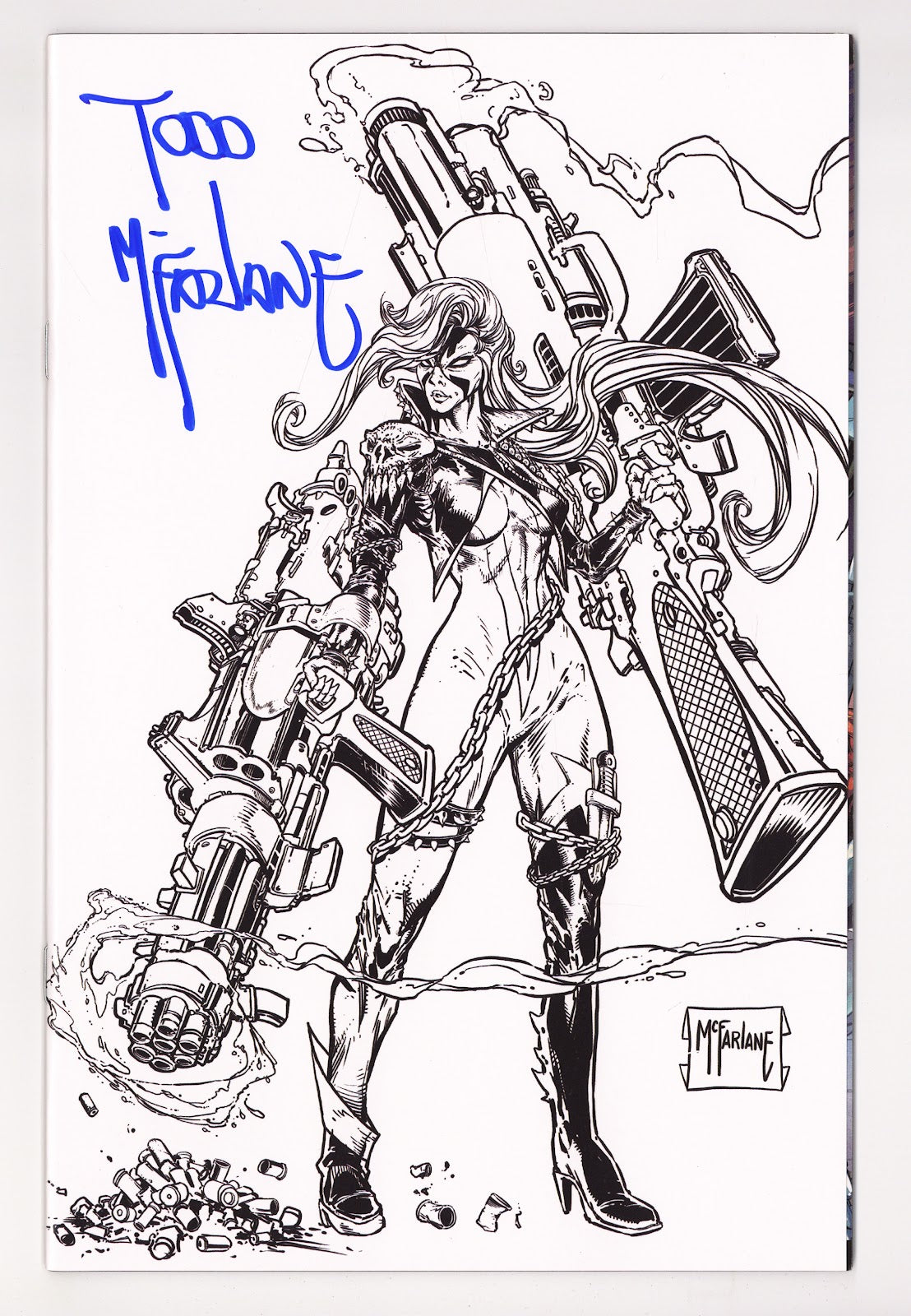 Spawn Scorched 50 Mcfarlane Signed B&W Incentive VF/NM (2026)