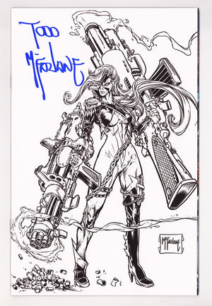 Spawn Scorched 50 Mcfarlane Signed B&W Incentive VF/NM (2026)