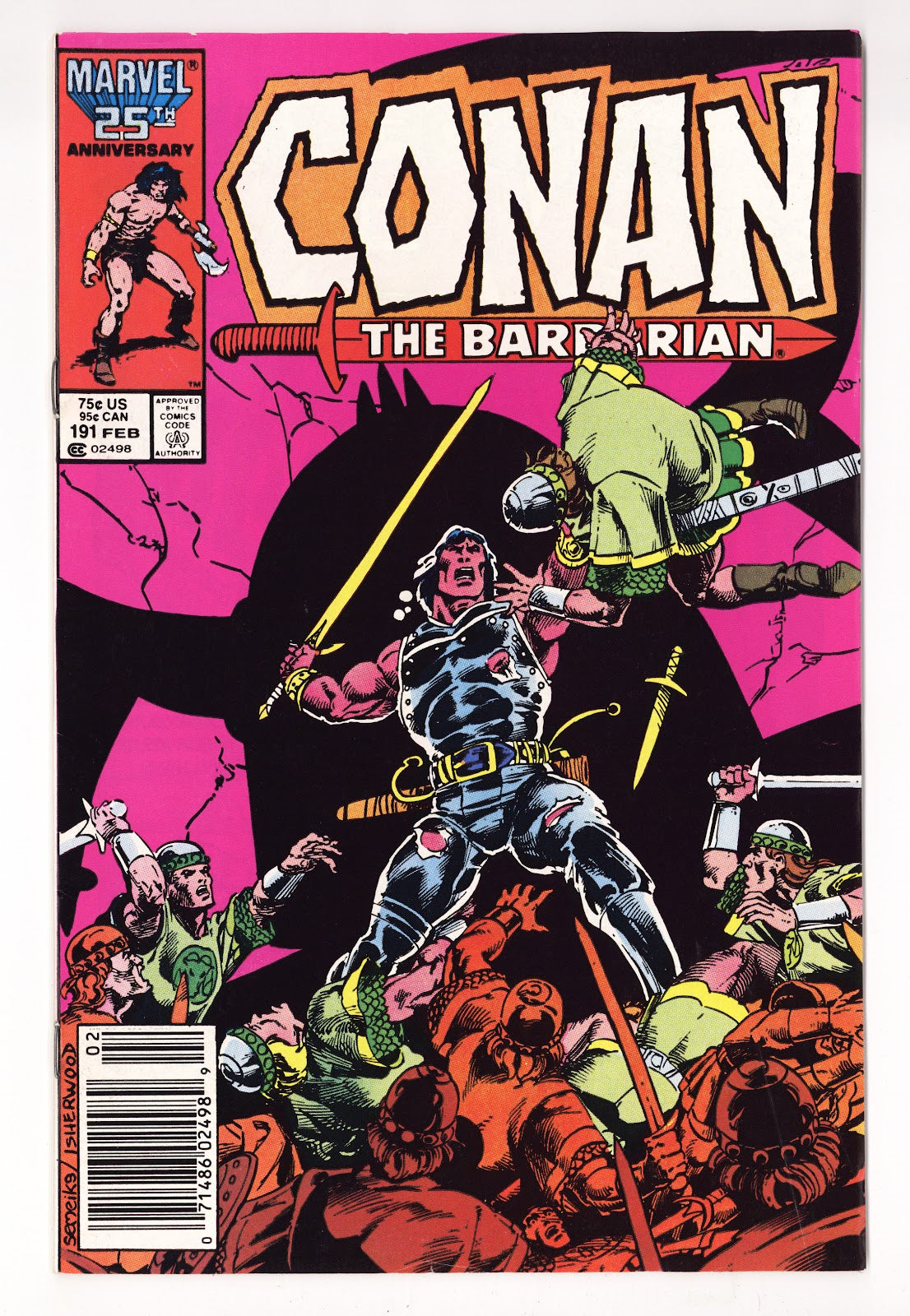 Conan the Barbarian Vol 1 191  Mid Grade   (1987)   Newsstand