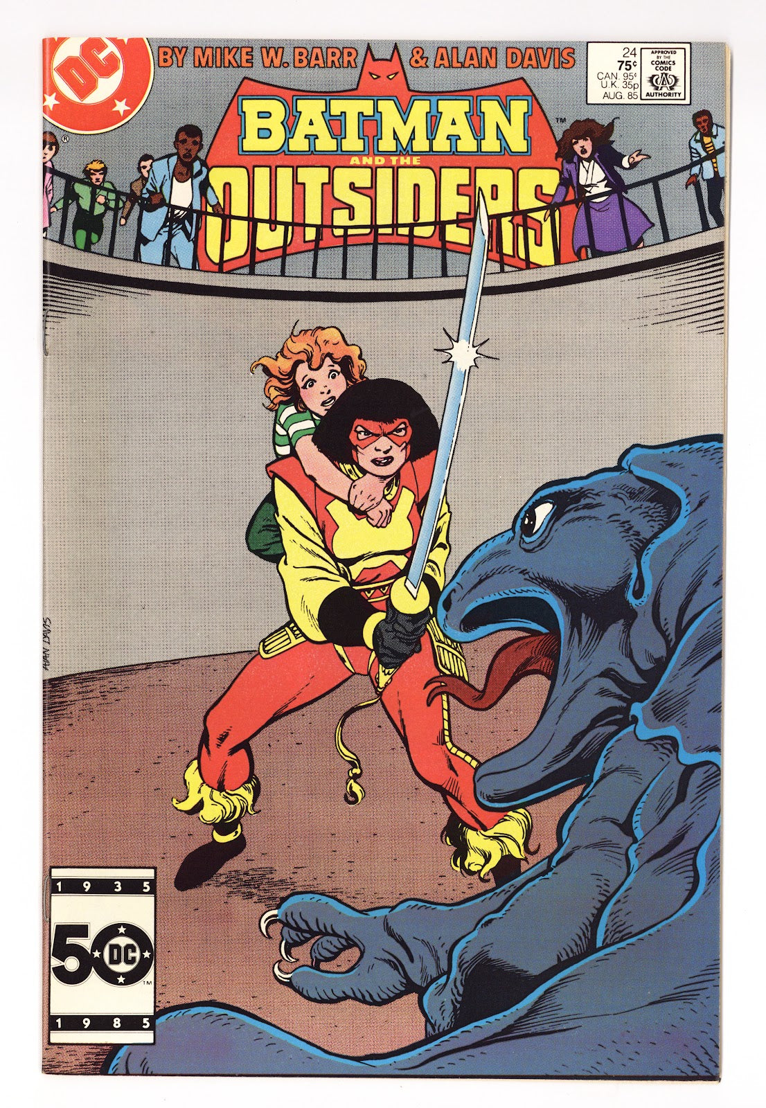 Batman and the Outsiders Vol 1 24  High Grade   (1985)   Direct  