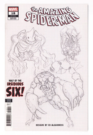 The Amazing Spider-Man Vol 6 18 (912) High Grade (2023) McGuinness Design Variant