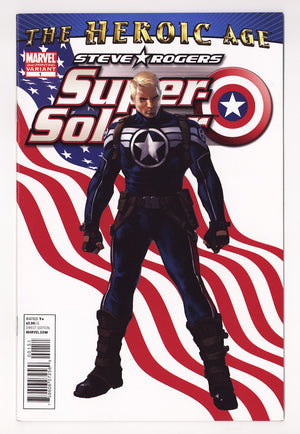 Steve Rogers: Super-Soldier   1  Mid Grade   (2010)   2nd Print