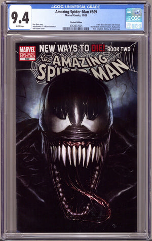 The Amazing Spider-Man Vol 2 569 CGC 9.4 (NM) (2008) Granov Variant