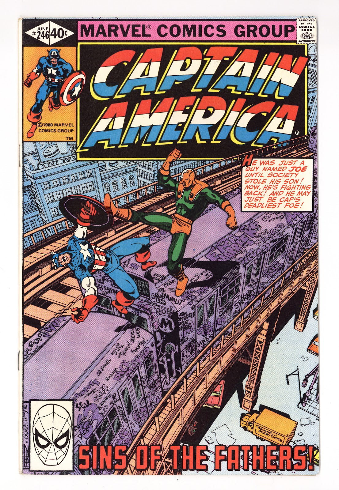 Captain America Vol 1 246  Mid Grade   (1980)     