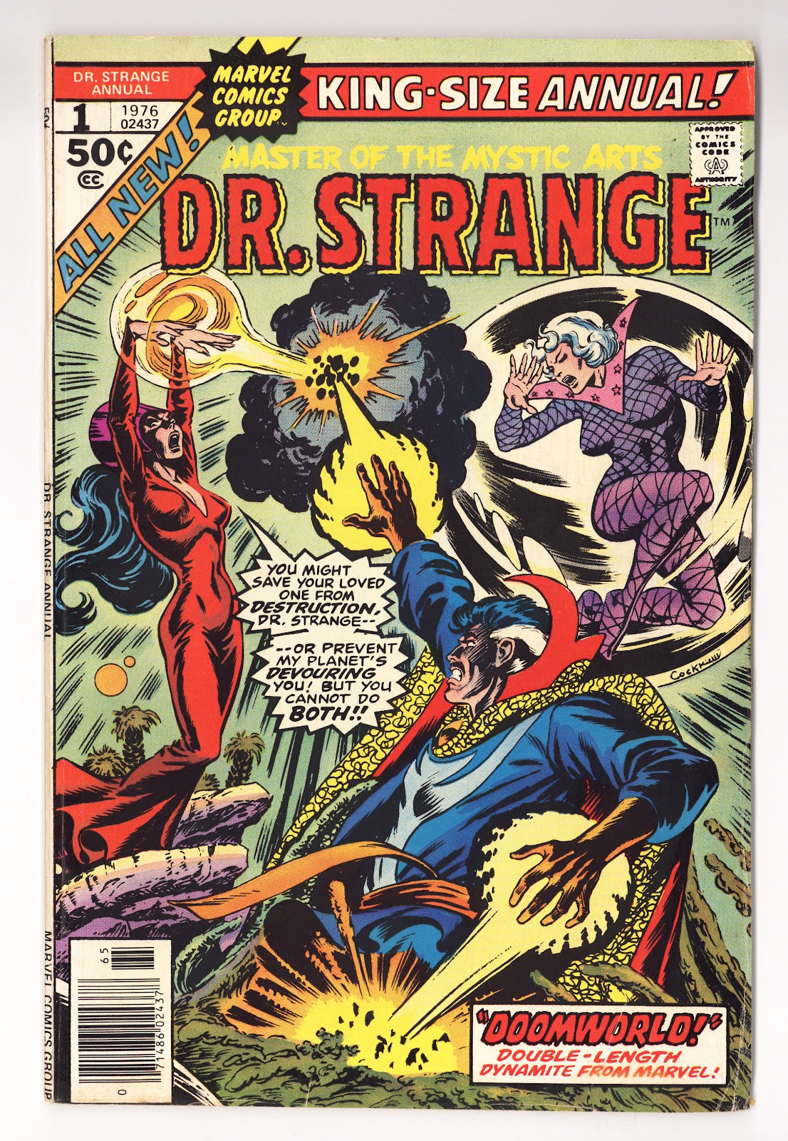 Dr. Strange Annual Vol 1 1  Low Grade   (1976)     