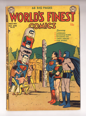 World's Finest Comics   58  GD/VG (3.0)   (1952)